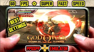 Download lagu God of war chains of olympus ppsspp emulator best settings | 60 FPS | FULL SPEED | NO LAG mp3
