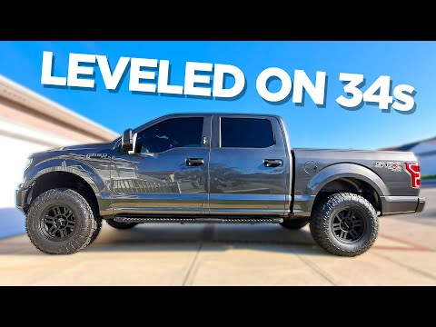 F150 2" Level on 34" Toyo AT3 & 17x9 +20 Offset