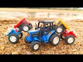 Diy Mini Hmt Tractor And Sonilika Tractor Fighting In River Mini Tractor Fighting