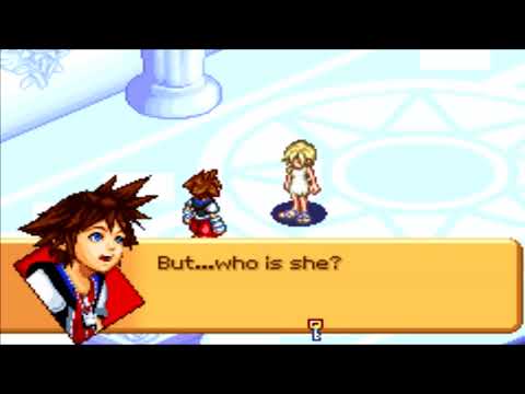 Kingdom Hearts Chain of Memories (GBA) Cutscene #103 Sora's Mistake and Riku Replica's Challenge