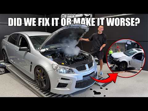 REBUILDING A CRASHED HSV GTS - SUPERCHARGER UPGRADE 3P.3