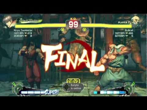 SSF4 AE: Kiryu Tsukimiya(Guy) vs Bullcat(Gouken) - HD 720p