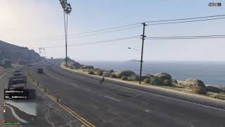 [GTA5]空気椅子で高速移動する男