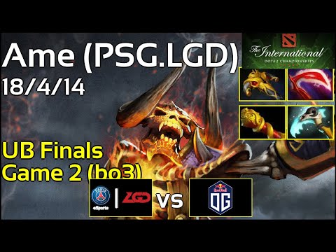 TI8: PSG.LGD.Ame - TI8 Main Event - UB Finals - TI 2018 -  Clinkz