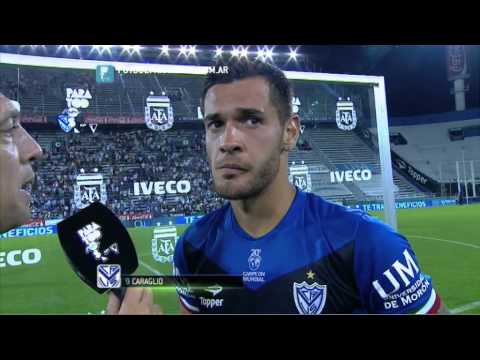 Caraglio: "Esta es la imagen que tenemos que dejar".  Vélez 1  - River 1. Fecha 15. Primera. FPT.