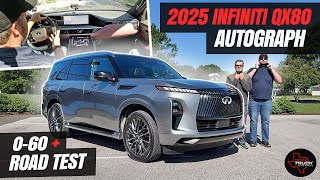 Is The 2025 Infiniti QX80 Autograph BETTER Than Cadillac Escalade? | Review + 0-60