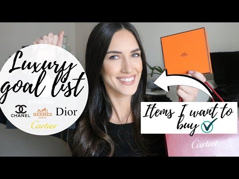 LUXURY GOAL LIST ! Things I'm going to buy 2019/20