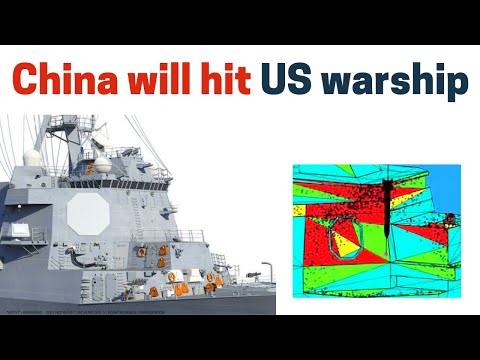 China plans to attack US Burke class destroyer! HQ-9 ship-to-air missile aims at the bridge!