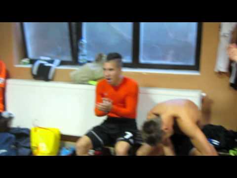 Kabina SK Roudnice po postupu do 3.kola poháru České pošty