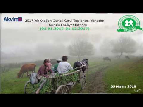 Kastamonu Köy Koop 2017 Yılı Olağan Genel Kurul Toplantısı