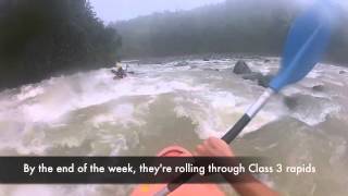 preview picture of video 'Kayaking the Río Savegre, Costa Rica'