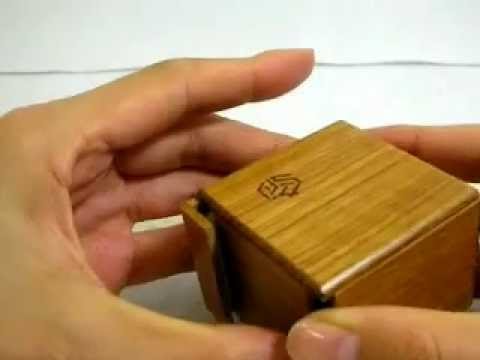 Japanese Puzzle Box/the solution of Karakuri Secret Box/ Krakuri Small Box/Trad Japan