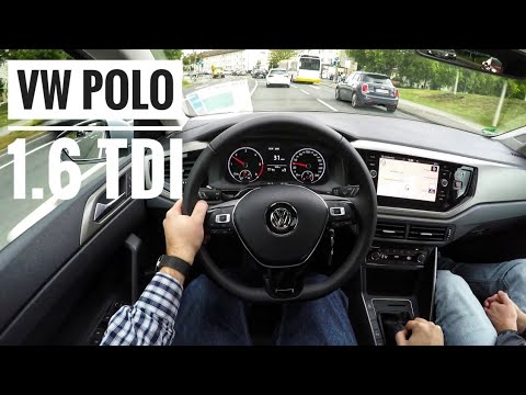 VW Polo VI 1.6 TDI (2018) - POV City Drive