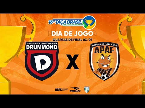 Taça Brasil Sub17 Masc. Especial | Drummond Cianorte x APAF Paranaguá | Quartas de Final | Ao Vivo