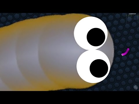 Slither.io A.I. - LUCKY TINY SNAKE vs GIANT SNAKE! // Epic Slitherio Gameplay! #309