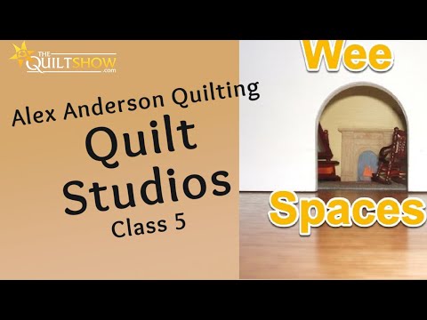 Alex Anderson LIVE: Quilt Studio Tours - Wee Spaces