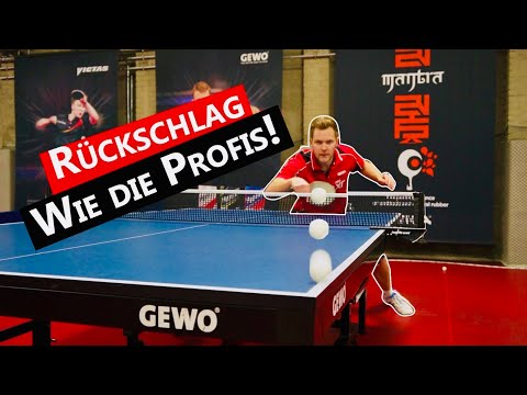 Gefährliche Aufschlagannahme wie Profis | Tischtennis Tricks