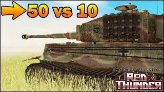 Download lagu 50 T-34 vs 10 TIGERS - SIMULATION - Combat Mission Red Thunder Gameplay mp3