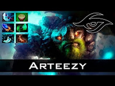 Dota 2 - Arteezy plays Tiny - Gameplay Ranked MMR