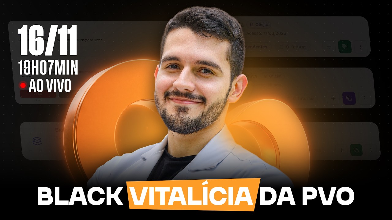 Black Vitalícia da PVO: Extensivo Medicina 2027 (abertura de turma)