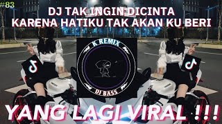 Download lagu DJ TAK INGIN DICINTA | KARENA HATIKU TAK AKAN KU BERI | FULL BASS ⚠️⚠️🎧 mp3 Download lagu DJ TAK INGIN DICINTA | KARENA HATIKU TAK AKAN KU BERI | FULL BASS ⚠️⚠️🎧 mp3