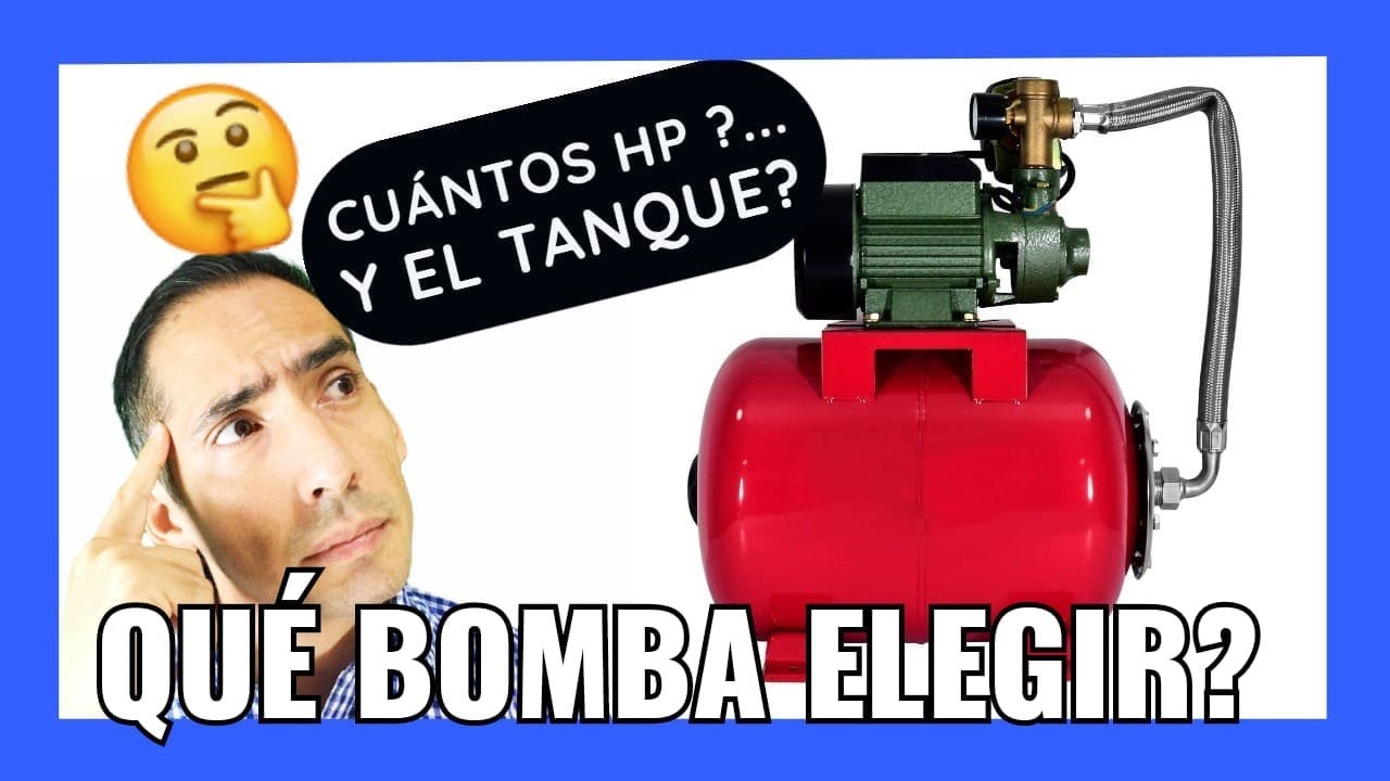 💥Cómo ELEGIR una BOMBA DE AGUA para CASA- FÁCIL 🏡- Sistema HIDRONEUMATICO💧AGUA potable