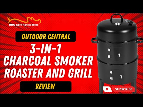 Outdoor Central 3-in-1 Charcoal Smoker, Roaster and Grill Review
