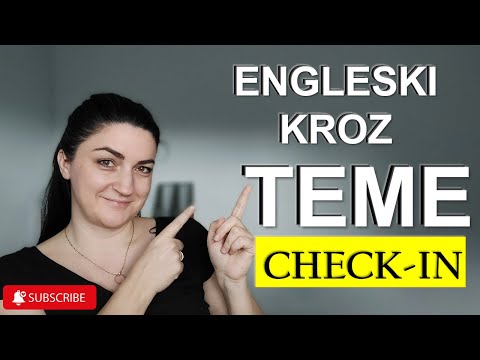 ENGLESKI KROZ TEME - CHECK IN (ZA UGOSTITELJE)