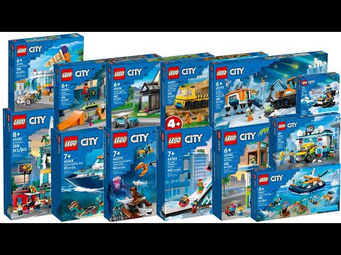 All LEGO City sets Summer 2023 Compilation/Collection Speed Build