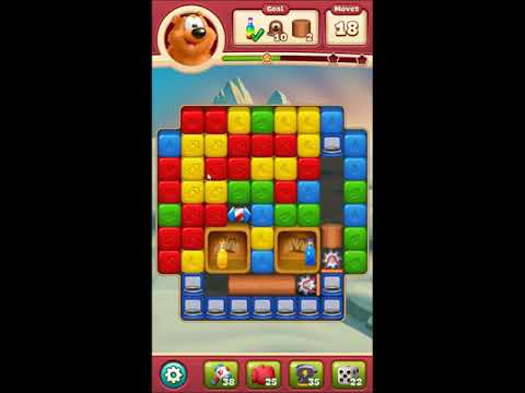 Toon Blast Level 2378 - NO BOOSTERS 🐻🐺🐱 | SKILLGAMING ✔️