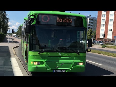Bus ride line 1 from Lagersbergsparken to Grusvägen.