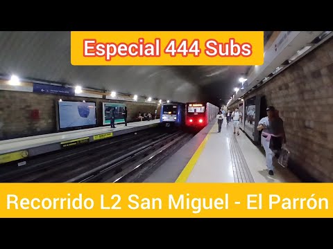 (ESPECIAL 444 SUBS✨️) METRO DE SANTIAGO SAN MIGUEL - EL PARRÓN