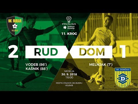 11.krog: Rudar - Domžale 2:1 ; Prva liga Telekom Slovenije 2018/2019