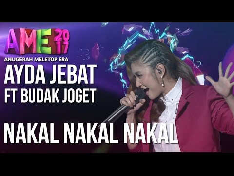 Anugerah MeleTOP ERA 2017: Ayda Jebat ft. Budak Joget - Nakal Nakal Nakal #AME2017