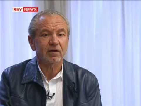 You're Hired! Govt Employs Alan Sugar as Enterprise Champion