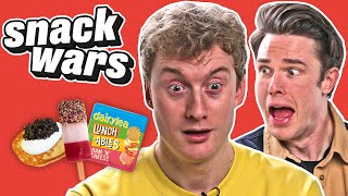 James Acaster &amp; Ed Gamble Judge Posh Snacks | Snack Wars | @LADbible