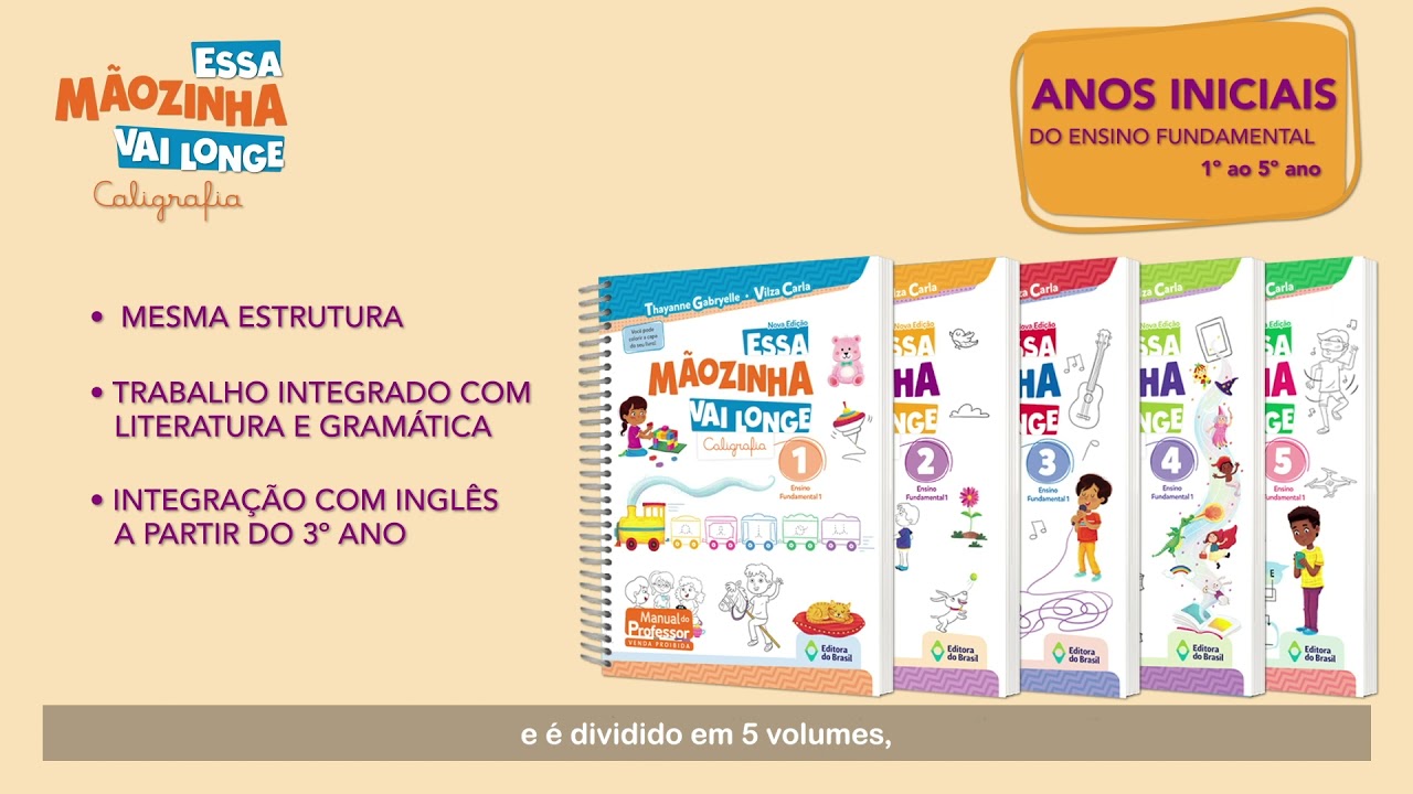 Essa mãozinha vai longe – Caligrafia | Anos Iniciais do Ensino Fundamental