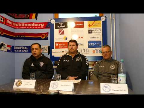 Pressekonferenz F.C. Hertha 03 - Torgelower FC Greif