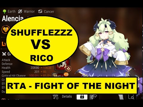 ALENCIA DOING WORK IN RTA - RTA FIGHT OF THE NIGHT - EPIC SEVEN