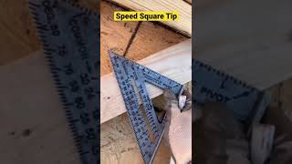 How To Find An Angle Using A Speed Square #shorts #tools