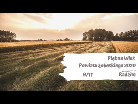 Radzim - zgłoszenie do konkursu Piękna Wieś Powiatu Łobeskiego 2020