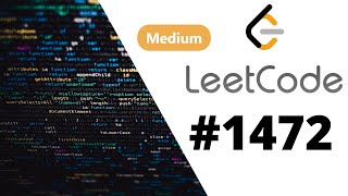 YouTube video '[Java] Leetcode 1472. Design Browser History [Design #3]'
