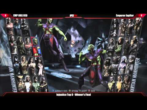 Injustice Winner's Final EMP OBS REO vs Emperor Jupiter - Apex 2014 Tournament