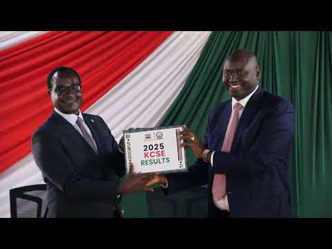 Education Cabinet Secretary Hon. Julius Migos Ogamba officiates the release of the 2025 KCSE exams