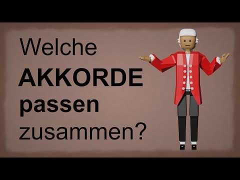 Stufentheorie: Welche Akkorde kann ich in meinem Song verwenden?