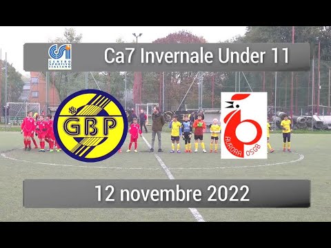 12/11/2022 Calcio Under 11: GBP-Aurora OSGB 0-3 (partita intera)