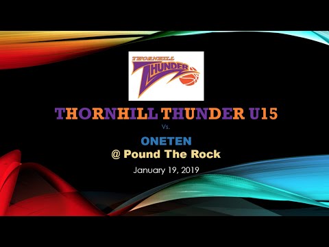 Thunder U15 vs. ONETEN (@ PTR)