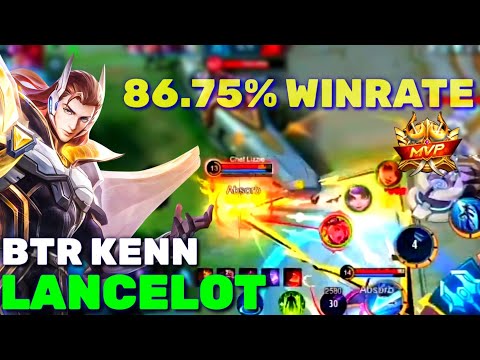Lancelot OP Hand Accuracy With 86.75 % WINRATE | Top 1 Global Lancelot By BTR KENN - MLBB