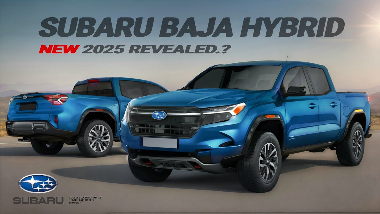 Hypothetical 2025 Subaru Baja Hybrid Revival Digitally Threatens