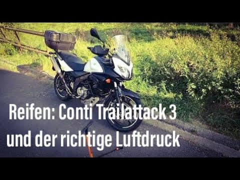 Thema Reifen: Continental Trail Attack 3 und Luftdruck - DerEchteDaniel - Das ü30 Motorrad VLOG #35